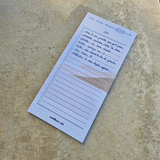 Le To-do List Set Meilleur soiCarnet développement personnel habitudes atteindre ses objectifs bien-être productivité